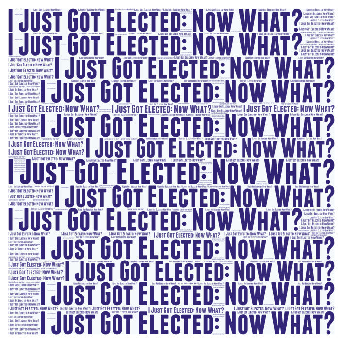 I Just Got Elected: Now What?  -  Zoom Training - April 17, 2025